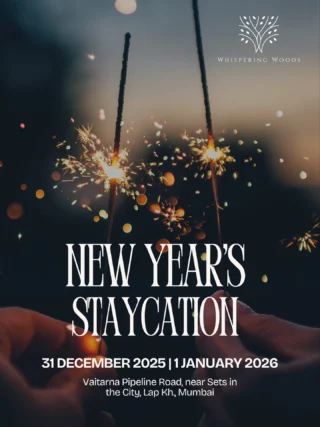 A New Year’s Eve that feels alive:
Surrounded by nature, dancing under the stars, breathing clean forest air, and beginning 2026 with intention and joy.

Book now to reserve your villa and experience New Year’s Eve the Whispering Woods way.

Comment “NYE” or DM us for availability and pricing.

#resortnearmumbai #thingstodoinmumbai #mumbaigetaway #staycationmumbai #cabinstyle #privatepoolvilla #balistyle #staycationing #mumbaidaily #nye2025 

Private pool villas in mumbai • mumbai getaway • staycation near mumbai • staycation near thane • Bali style resort • Bali style staycation • Bali villas in mumbai