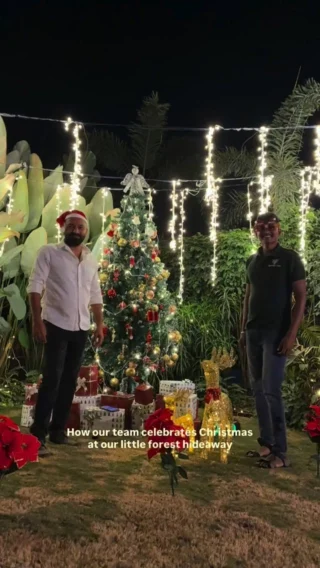 A different kind of Christmas.

Celebrated by the team that keeps this place going every day.

Merry Christmas from our forest hideaway to you.

#whisperingwoods #weekendgetaway #thingstodoinmumbai #christmastime
