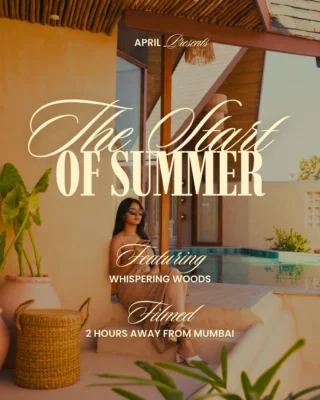 March is ending… and April’s already making plans for you.
Slow mornings. Sun-drenched corners. Pool dips that turn into “just 5 more minutes.”

The kind of break you keep saying you’ll take… but never do.
Signature Wooden Cabins. Kayu Villas. Bambusa Sanctum.
Each one a different mood. Same feeling… you finally exhale.
Whispering Woods is just 2 hours away.

DM us to make your bookings now. 

#poolside #staycation #getawayweekend 

.
.
.
.
Mumbai weekend getaways • staycation near mumbai • villas with pool near mumbai • couple weekend getaways